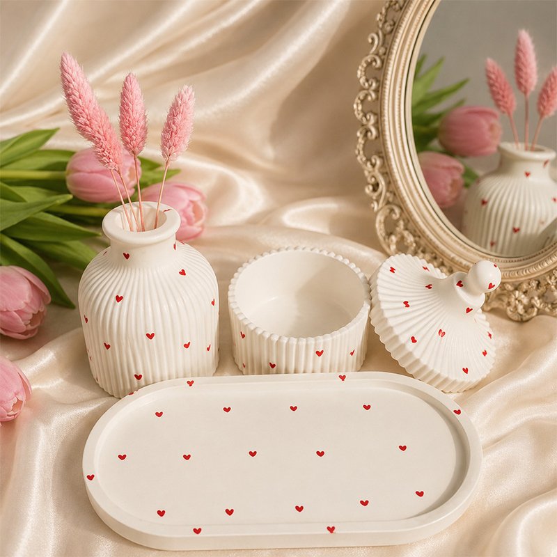 MINI HEART TRINKET SET